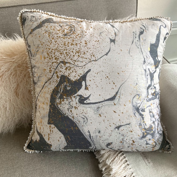 Anthropologie Silk Accent Pillow